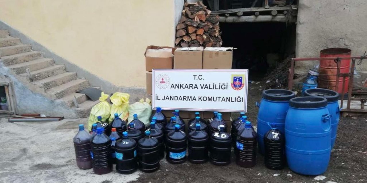 Başkentte sahte içki operasyonu