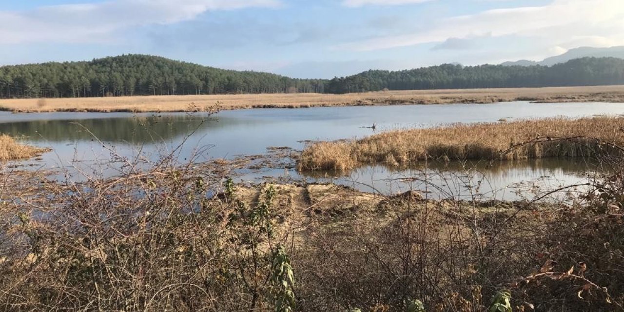 Süleymanlı Yayla Gölünde dip temizliği yapılıyor