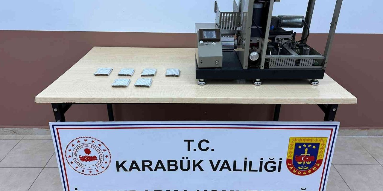 Karabük’te kaçak sigara operasyonu