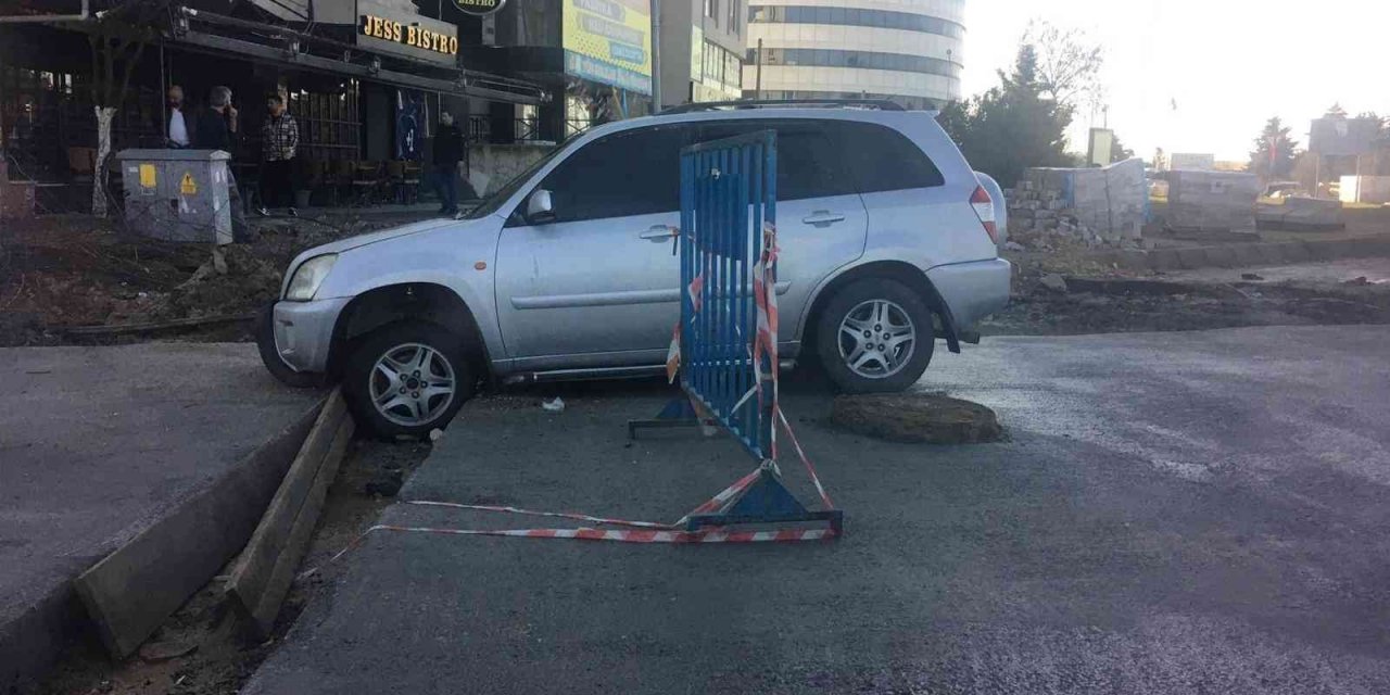 Çukura tahtalı önlem kaza getirdi