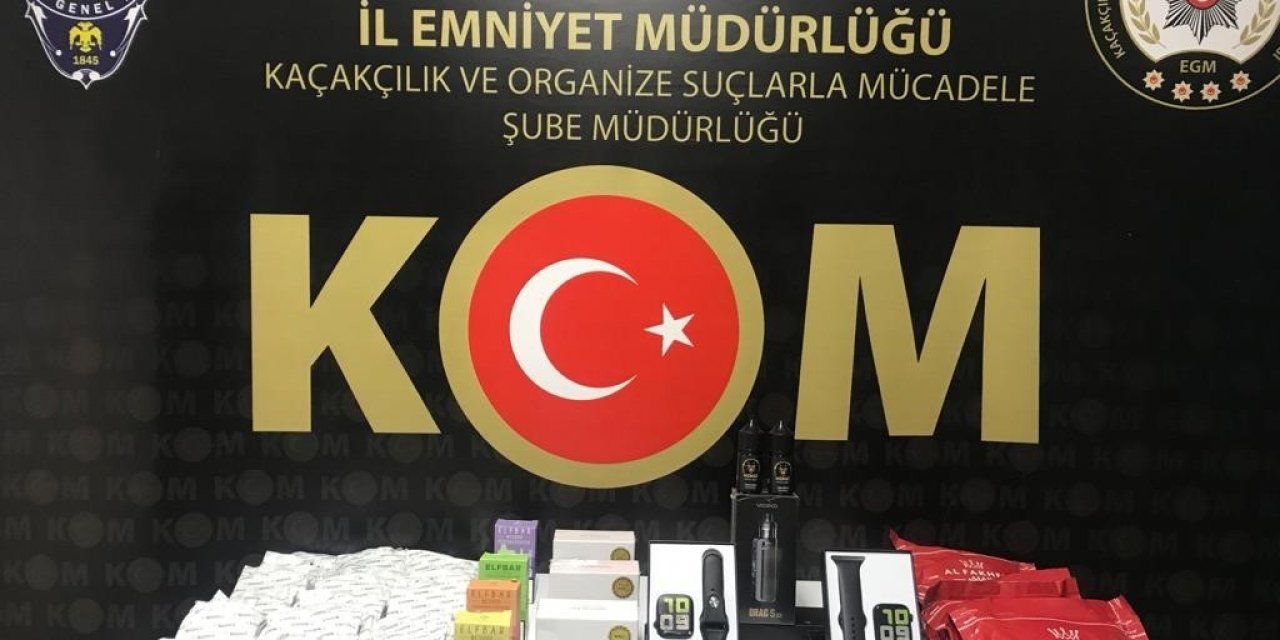 Polisten gümrük kaçağı ürünlere geçit yok