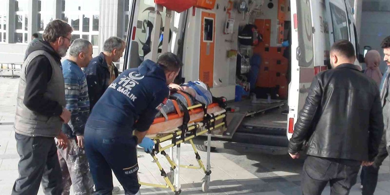 İnşattan düşen işçi yaralandı