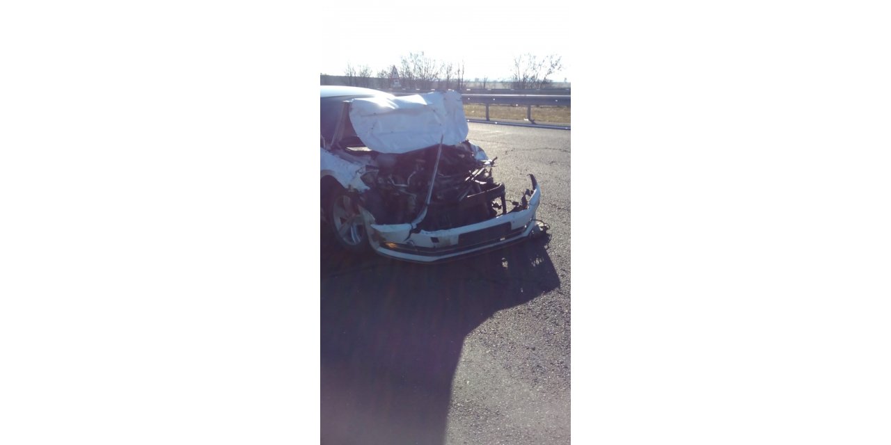 Edirne Belediye Başkan Yardımcısı ve eşi kazada yaralandı