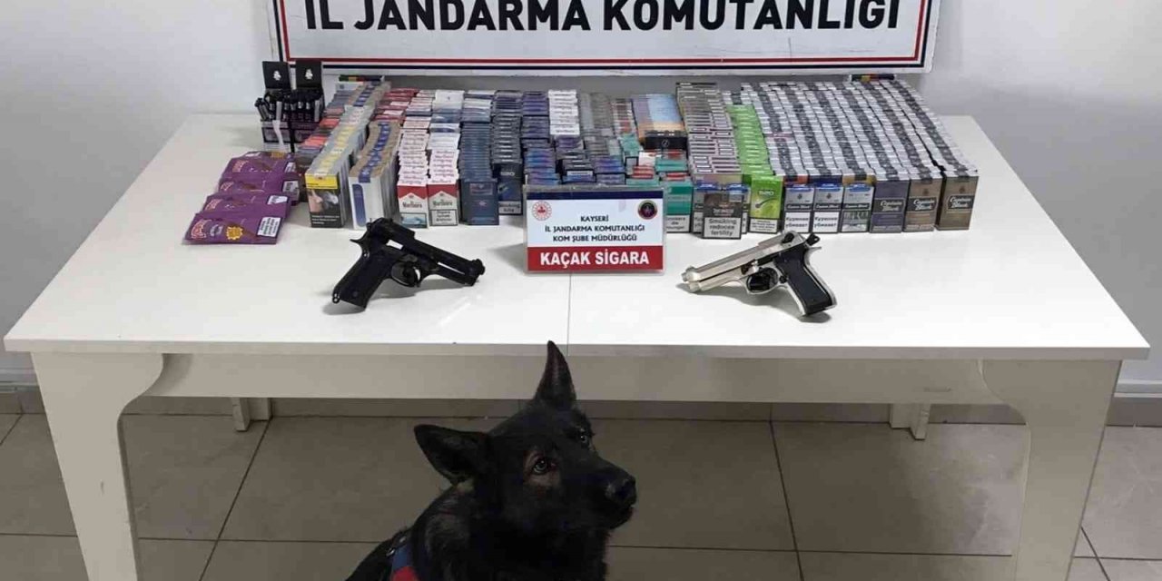 Sigara kaçakçısı jandarmadan kaçamadı