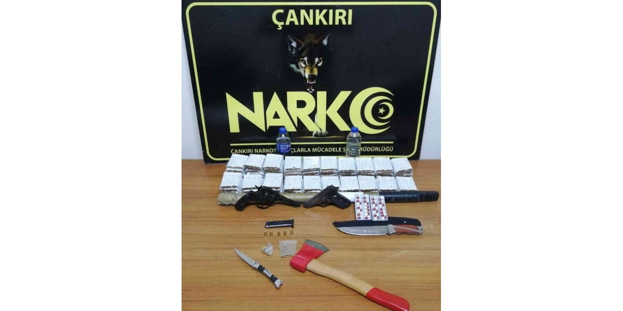 Çankırı’da narkotik polisinden eş zamanlı denetim