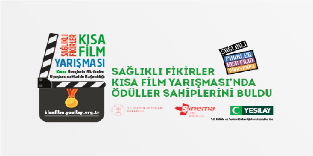 Yeşilay’ın 6. Sağlıklı Fikirler Kısa Film Yarışması’nın kazananları belli oldu