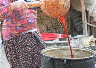 Görmeli'de bağbozumu