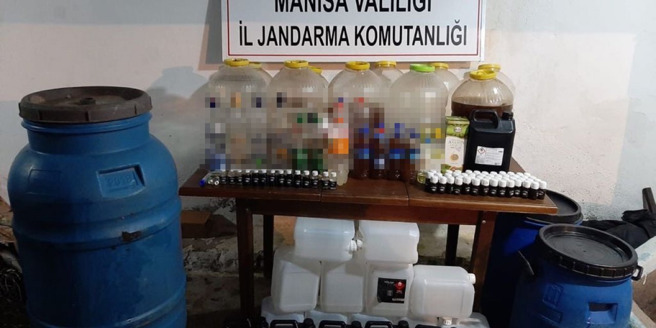 Manisa’da sahte içki operasyonu
