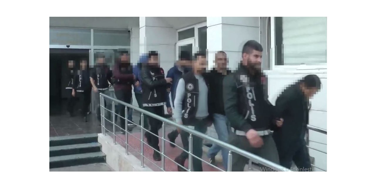 Mersin merkezli 9 ilde uyuşturucu operasyonu: 17 tutuklama