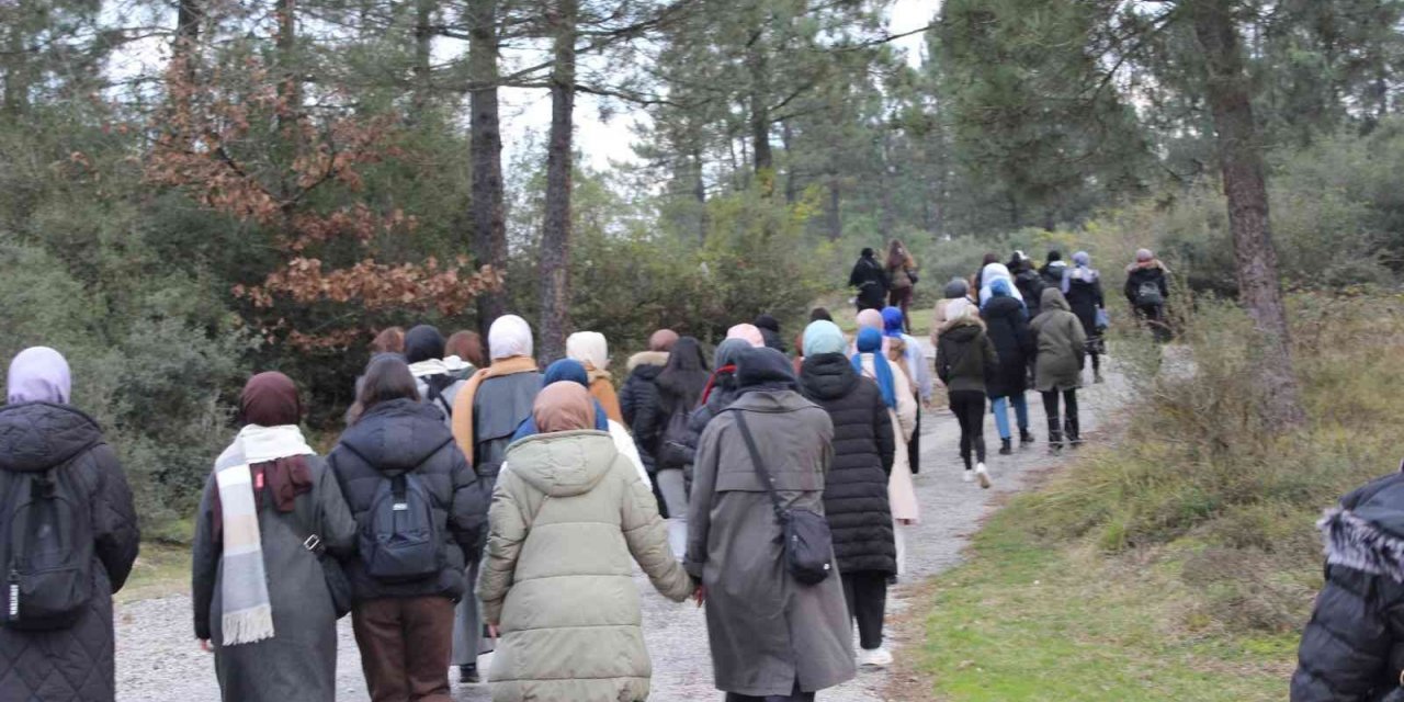 Doğa ve spor birleşti, yüzler güldü