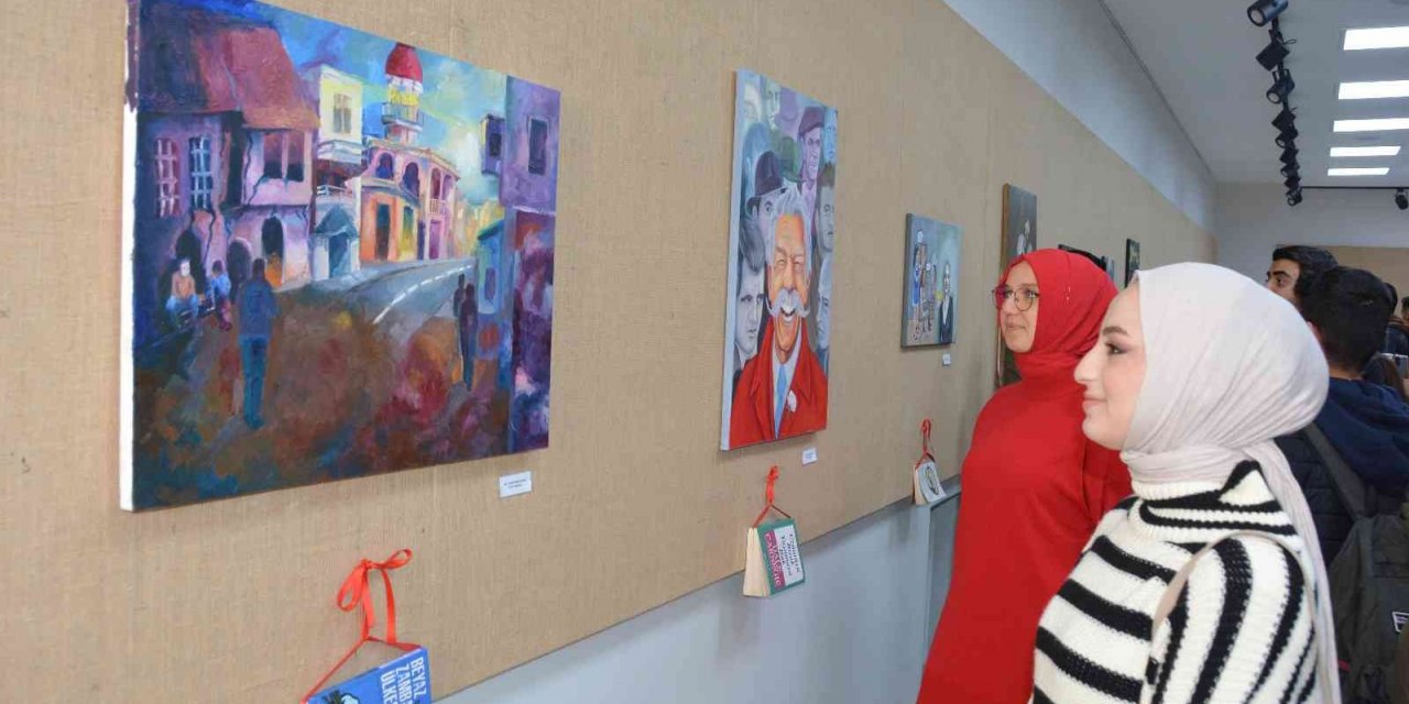 DÜ’de 2022 yılının son resim sergisi gerçekleşti