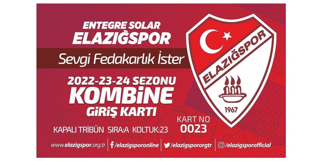ES Elazığspor’dan kombine bilet kampanyası