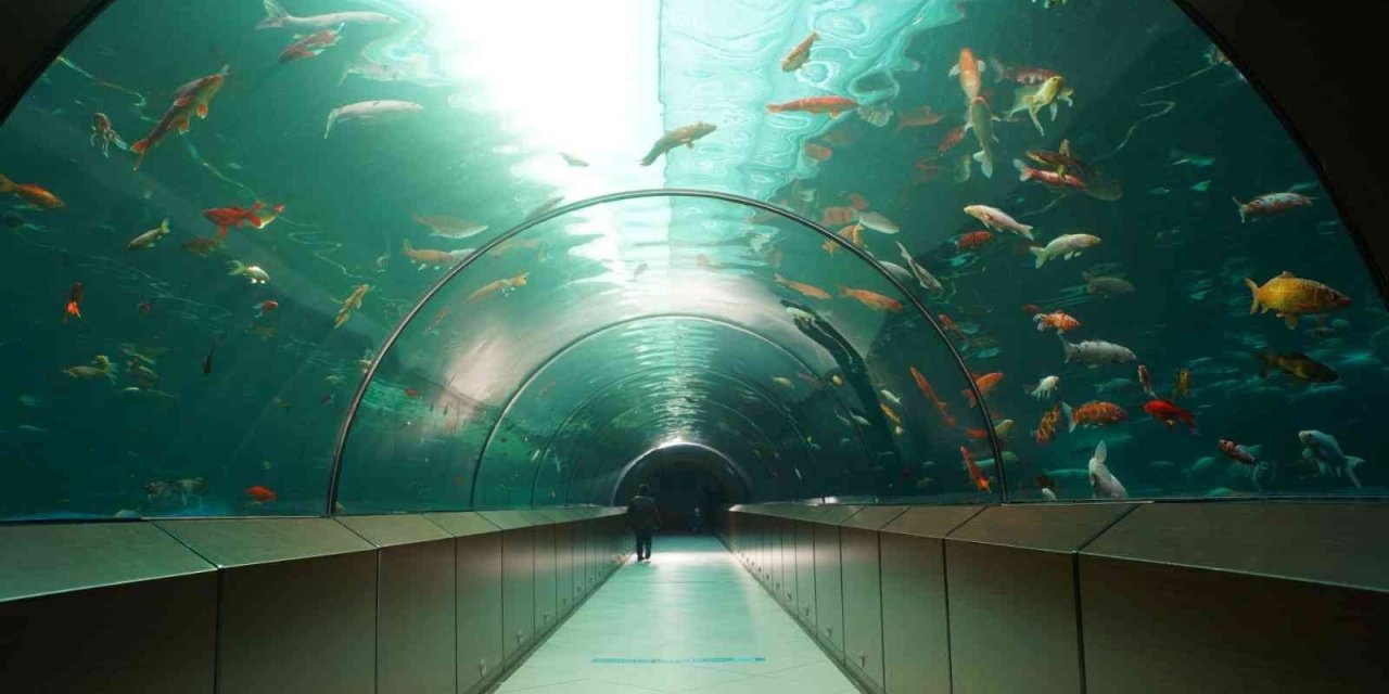 Yıldırım’daki tünel akvaryuma 2022’de 250 bin kişi ziyaret etti