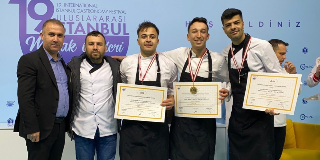 Denizli’de aşçılık programı öğrencilerinden büyük başarı