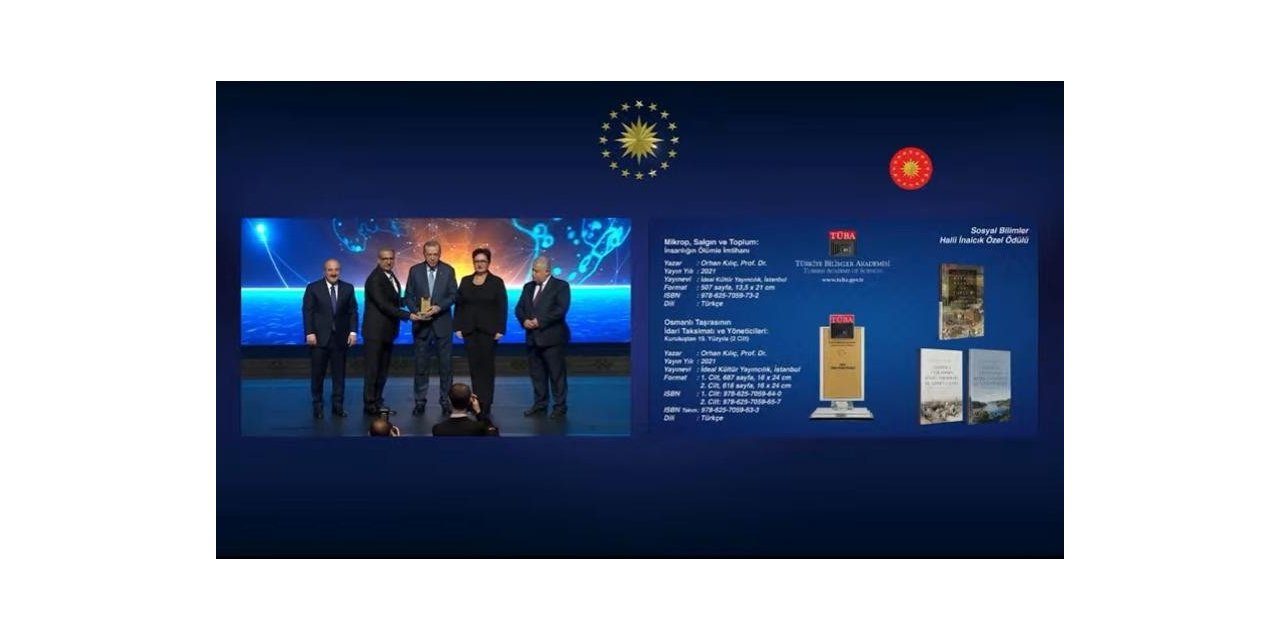 Cumhurbaşkanı Erdoğan’dan Fırat Üniversitesi Öğretim Üyesi Kılıç’a ödül