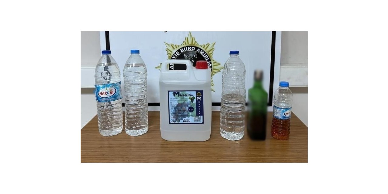 Şanlıurfa’da 10 litre etil alkol ele geçirildi