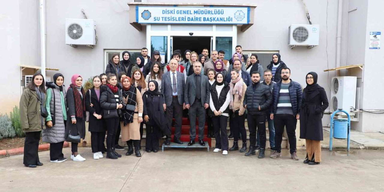 DÜ öğrencileri, musluklardan akan suyun yolculuğuna tanıklık etti