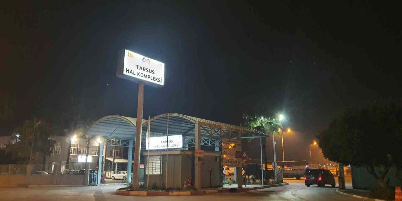 Tarsus Hal Kompleksinde aydınlatma sistemi yapıldı