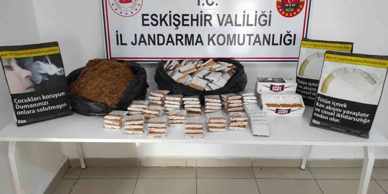 Jandarmadan kaçak tütün operasyonu