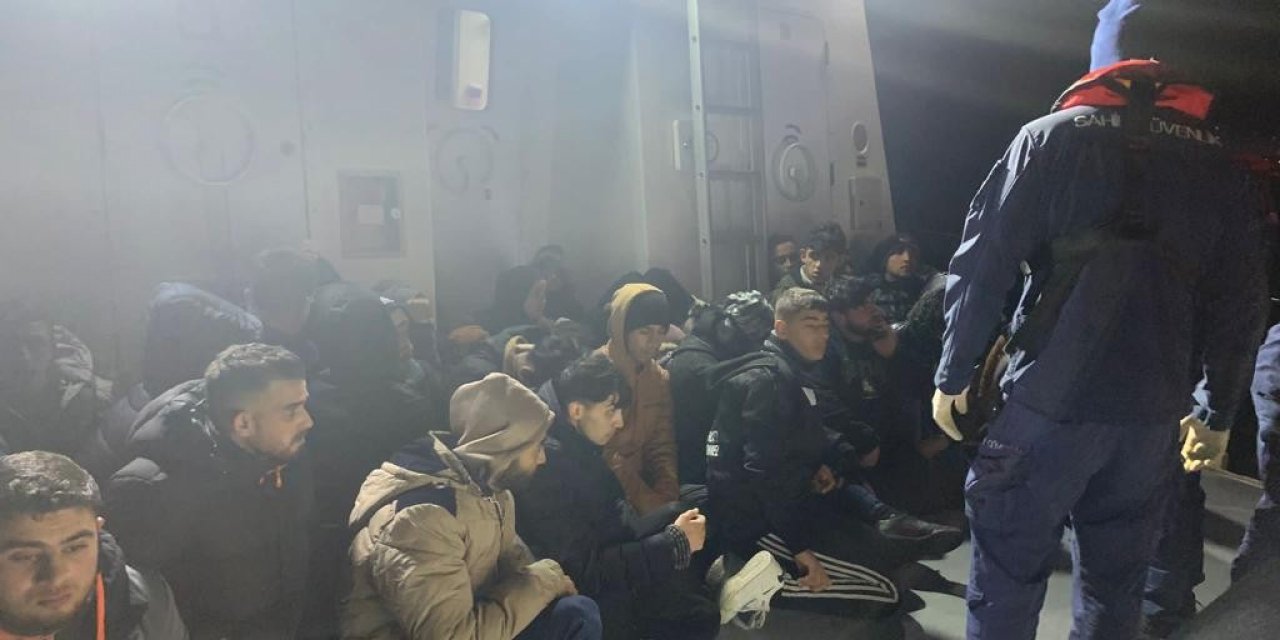 35 düzensiz göçmen yakalandı