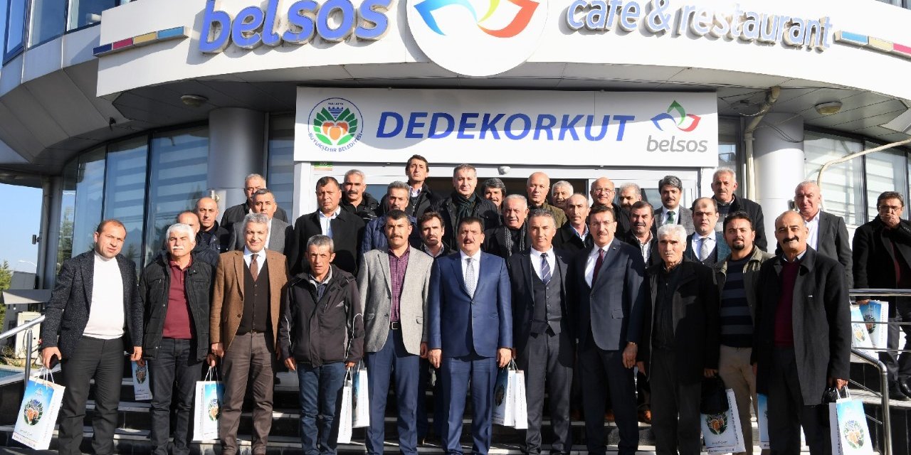 Tüfenkci ve Gürkan, Hekimhan muhtarlarıyla bir araya geldi