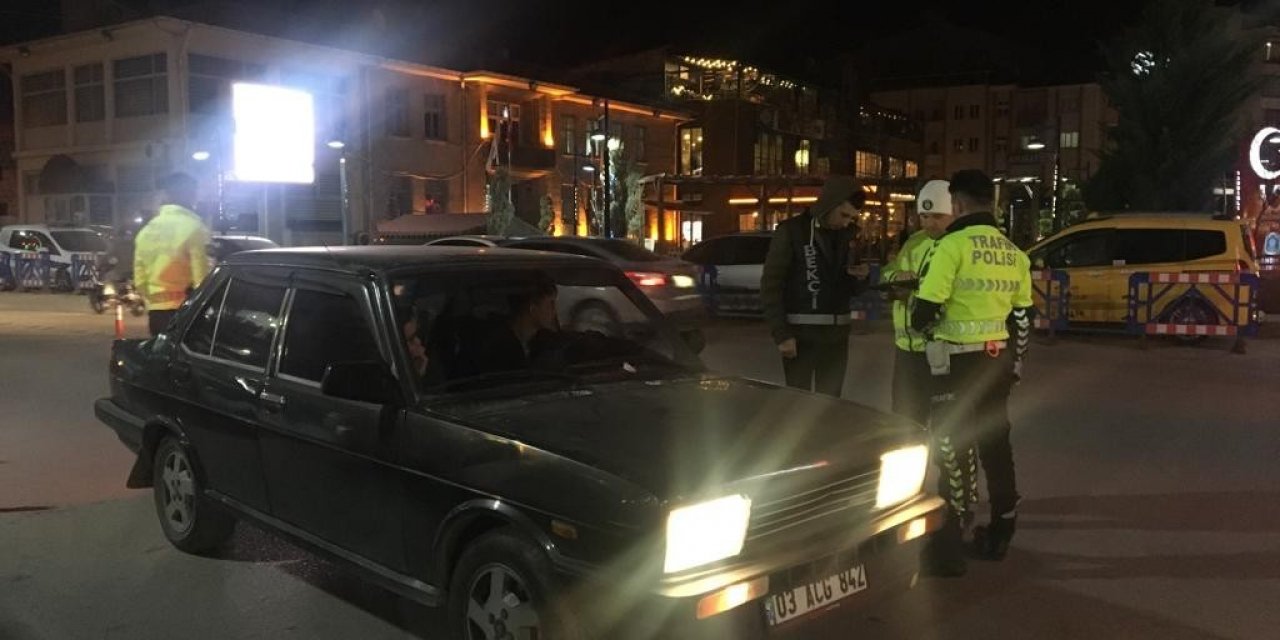 Sandıklı’da asayiş ve trafik denetimi