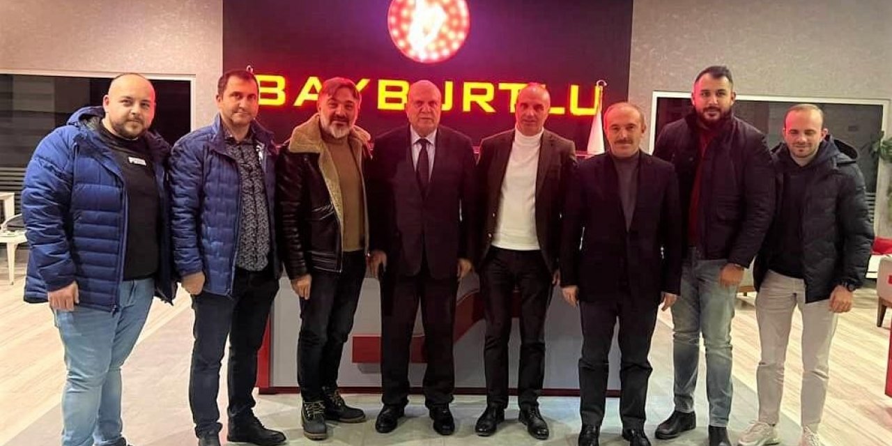 Vali Epcim ve Başkan Pekmezci Bayburtspor için temaslarda bulundular