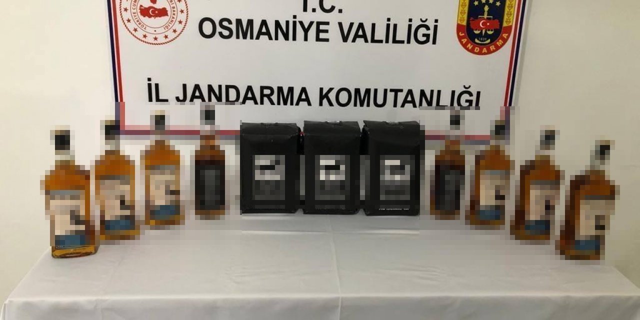 Osmaniye’de sahte alkol ve kaçak sigara operasyonu