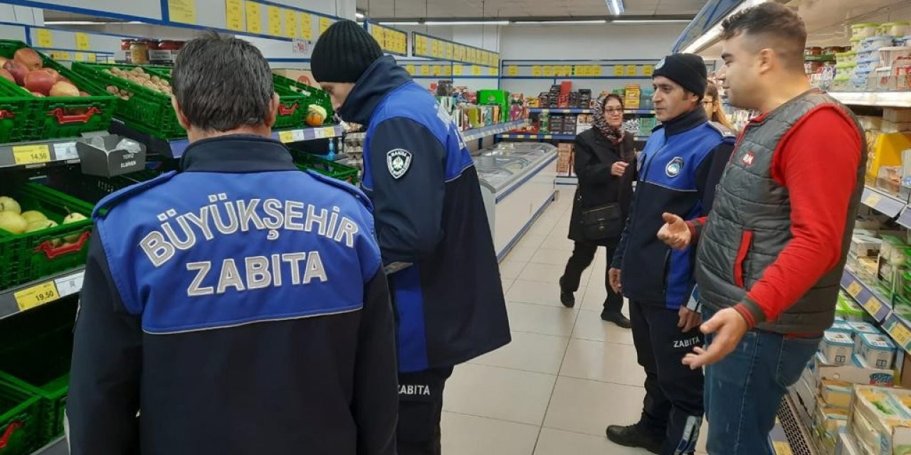 Zincir marketlere yılbaşı denetimi