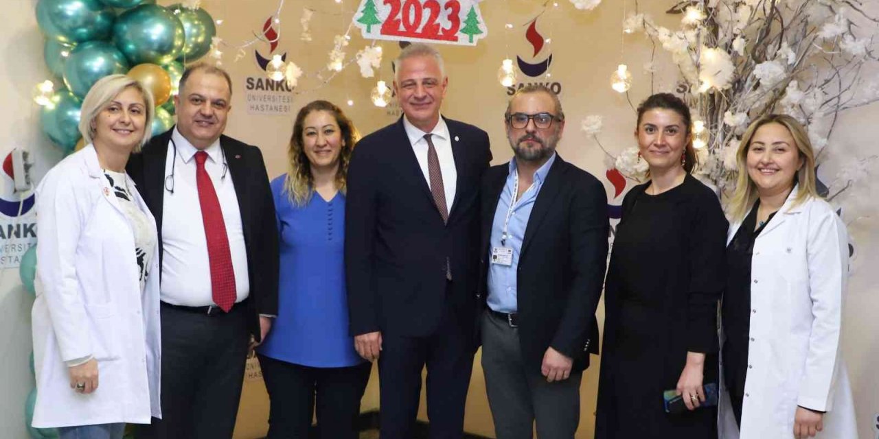 SANKO Üniversitesi Hastanesi’nde yeni yıl kutlandı