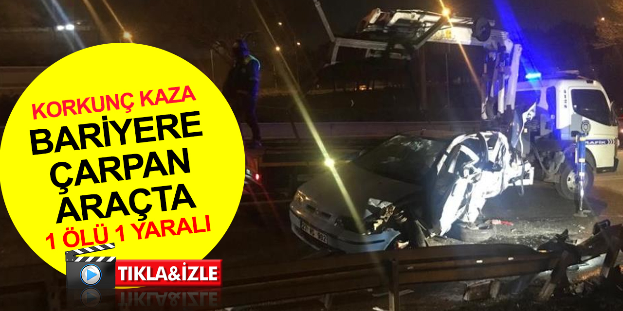 Ankara’da otomobil beton bariyerlere çarptı!  Serdar Savaş öldü, 1 ağır yaralı