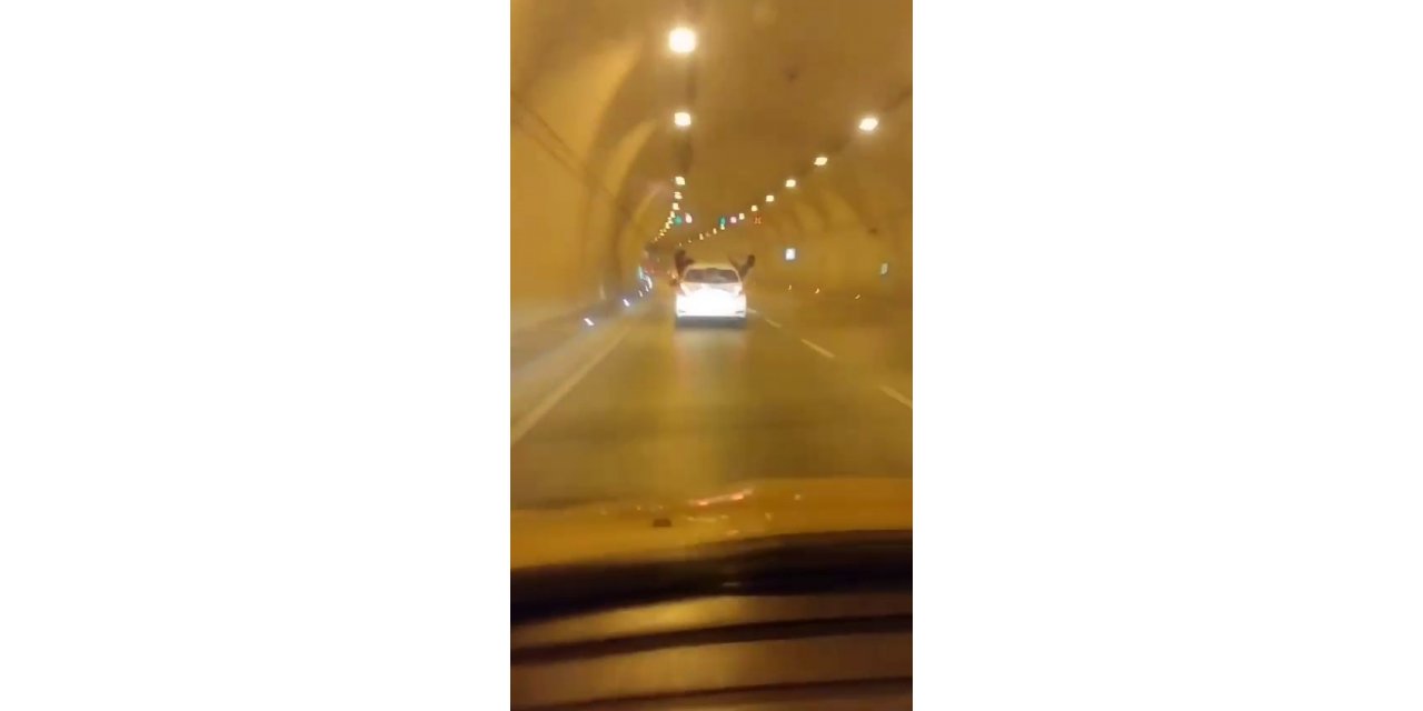 Dolmabahçe Tüneli’nde tehlikeyi yılbaşı kutlaması