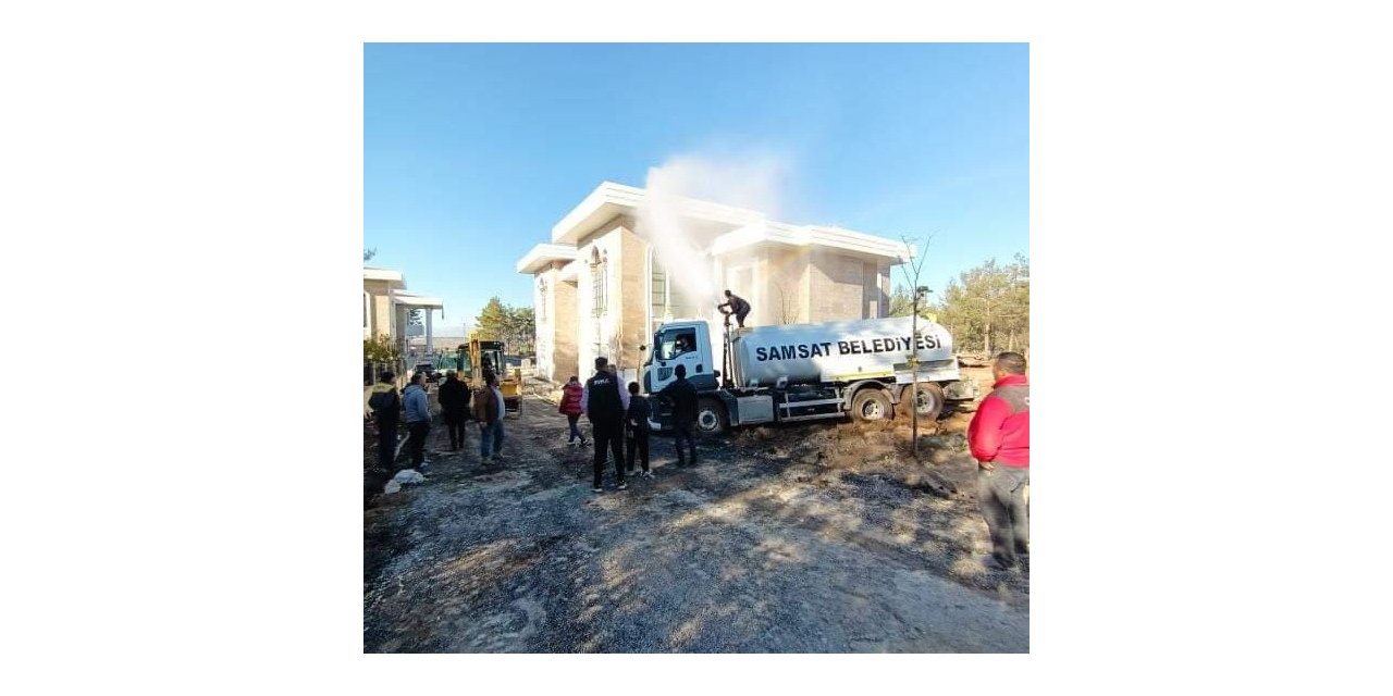 Yeni kaymakamlık ek binasında korkutan yangın