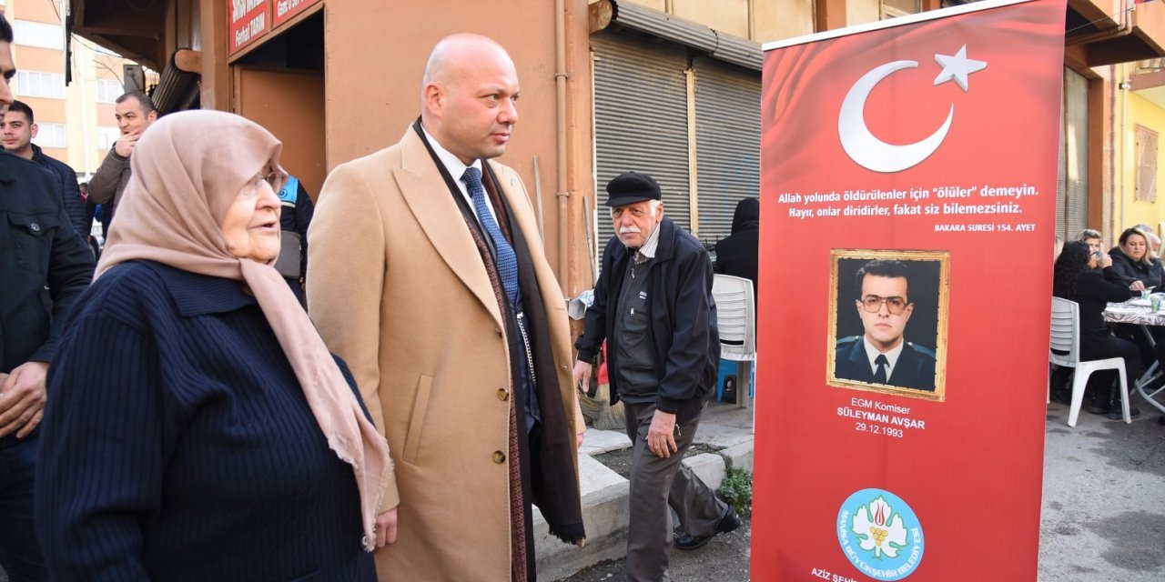 Alaşehirli Şehit Komiser Süleyman Avşar anıldı
