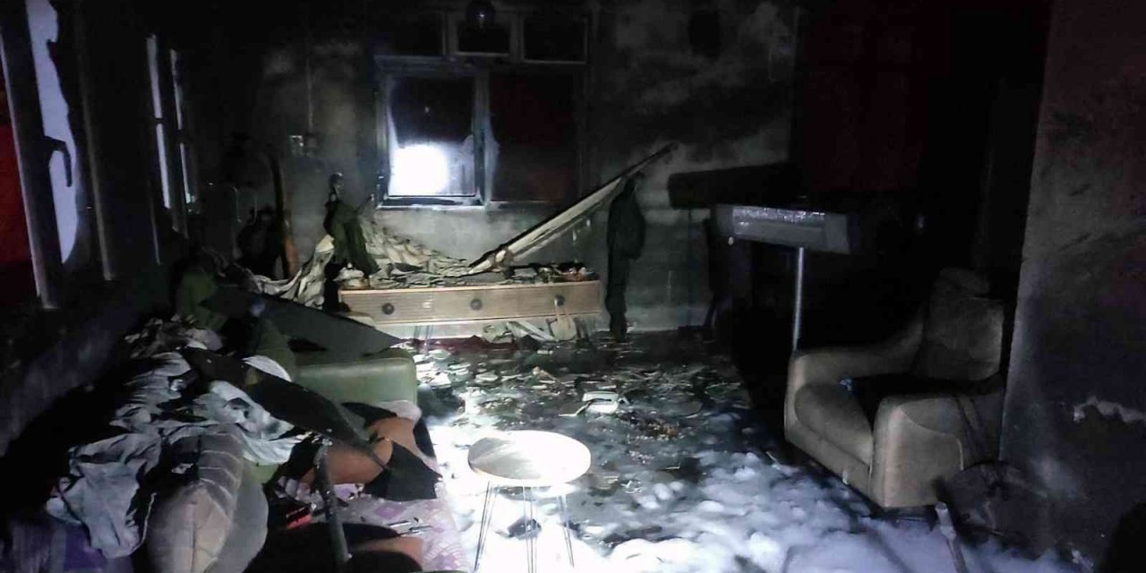 Milas’ta ev yangını