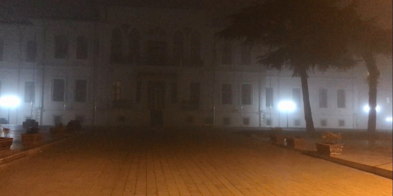 Tekirdağ’da yoğun sis