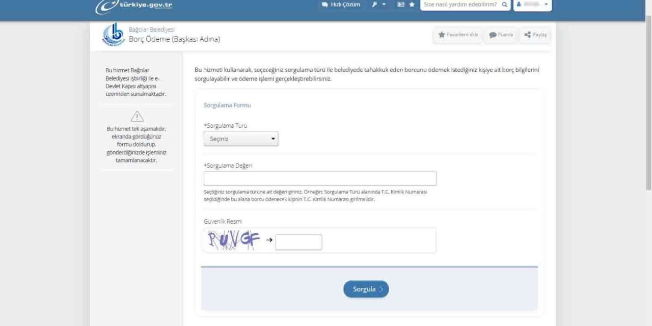 Bağcılar’da ödemeler artık e-devlet üzerinden yapılabilecek