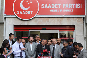 Saadet Partisi'nde görev dağılımı