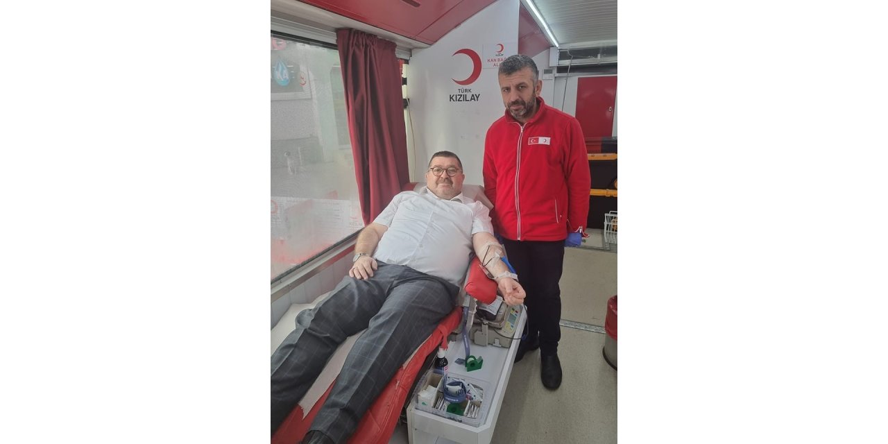 2023 yılının ilk kan bağışı yapıldı