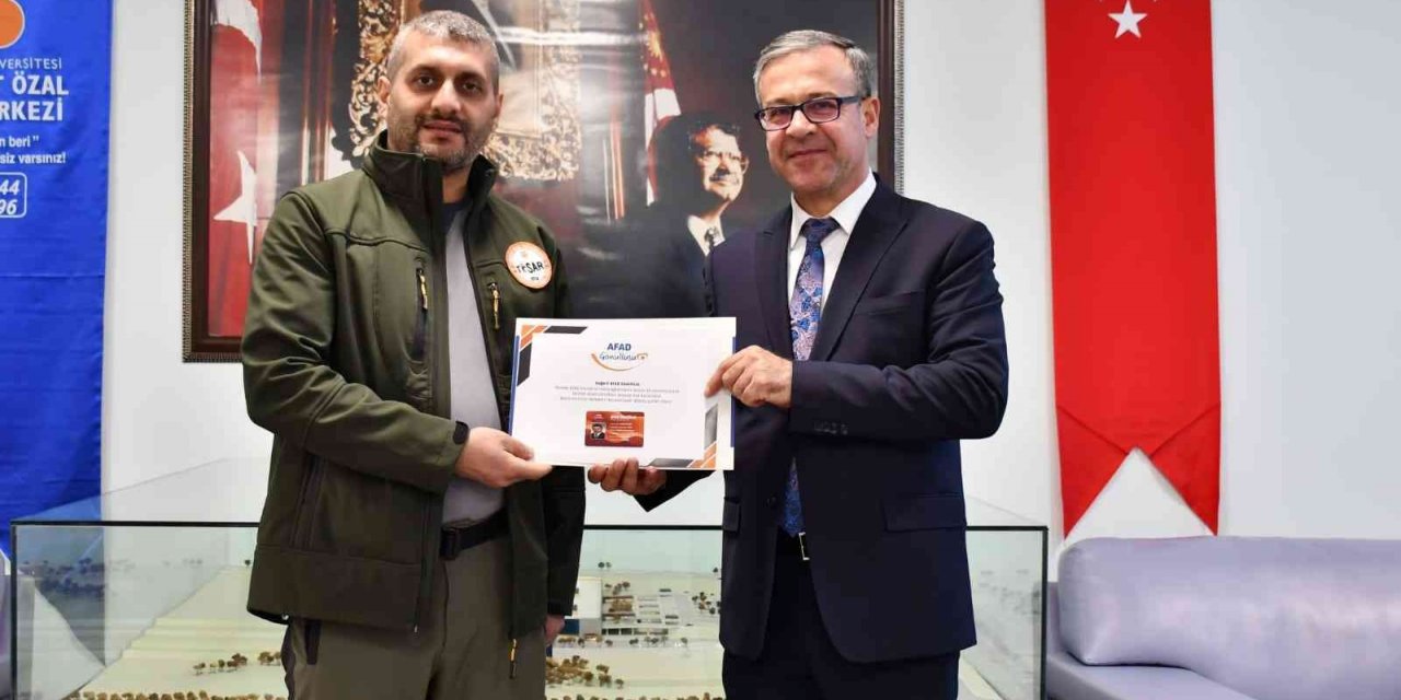 TÖTM’de 21 personel AFAD gönüllüsü oldu