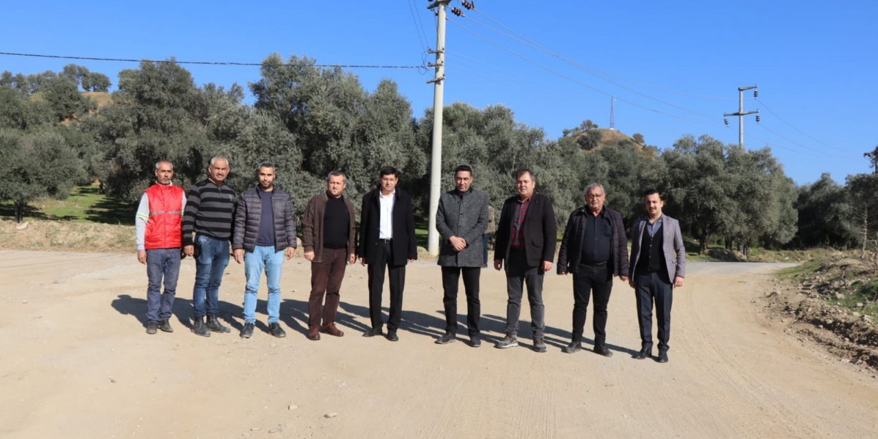 Başkan Özcan, Nazilli’de yol çalışmalarını inceledi