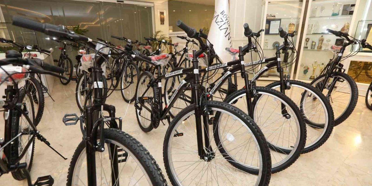 Gaziantep’te il temsilcilerine bisiklet dağıtımı