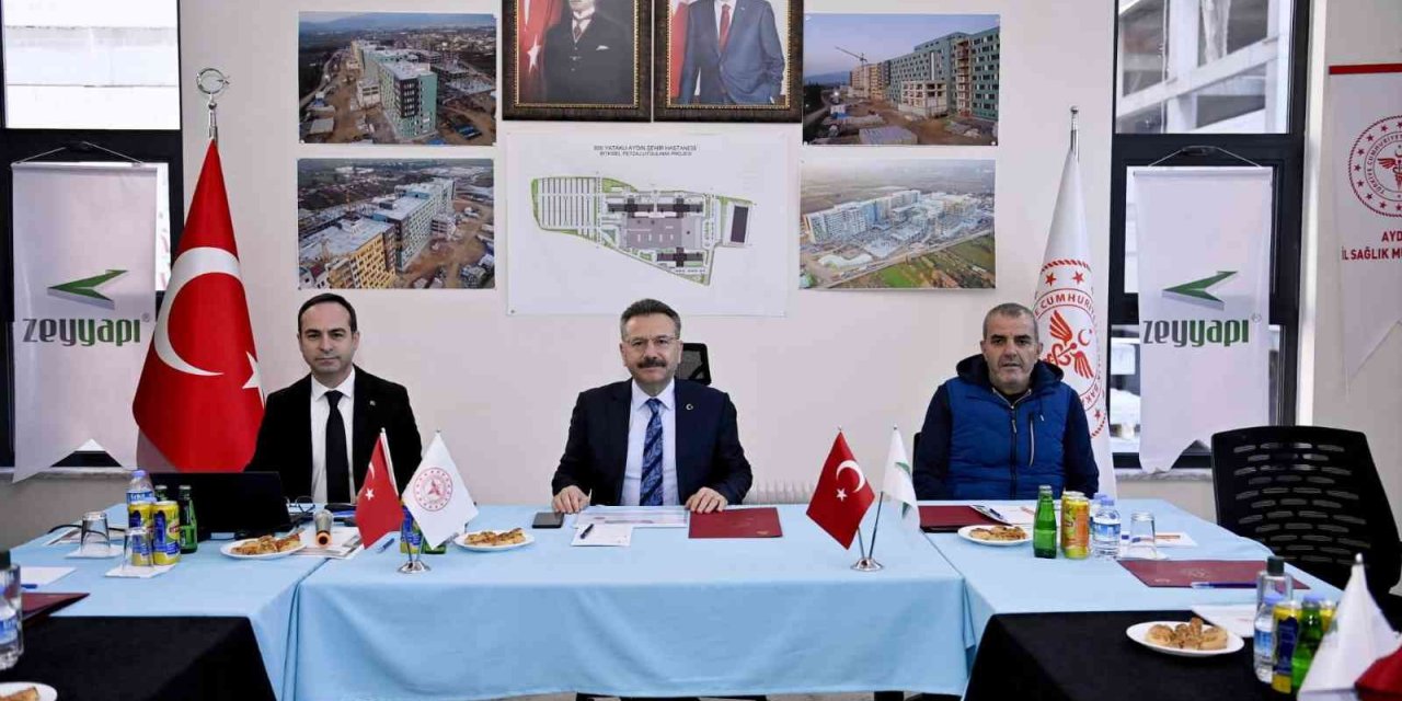 Aydın Şehir Hastanesi’nde ilk resmi toplantı yapıldı