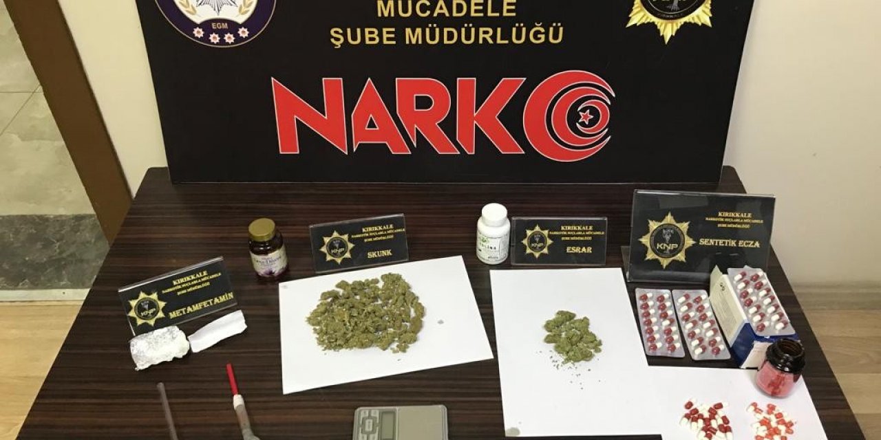 Kırıkkale’de uyuşturucu maddeyle yakalanan şahıs tutuklandı