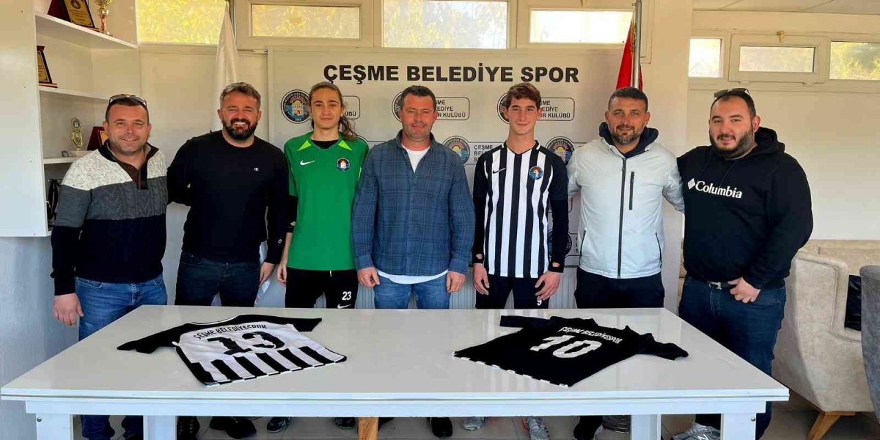 Çeşme Belediyespor altyapısından A takıma geçtiler