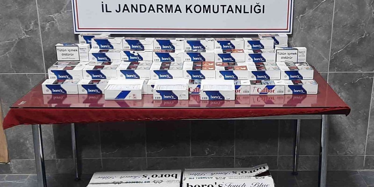 Elazığ’da bin paket bandrolsüz sigara ele geçirildi