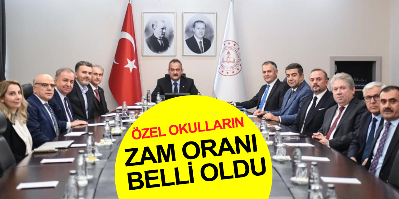 Bakan Özer duyurdu! Enflasyon beklentisi düşük! Özel okullarda zam oranı 2023'te yüzde 65