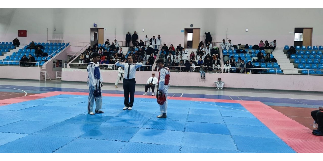 Taekwondo müsabakaları nefes kesti