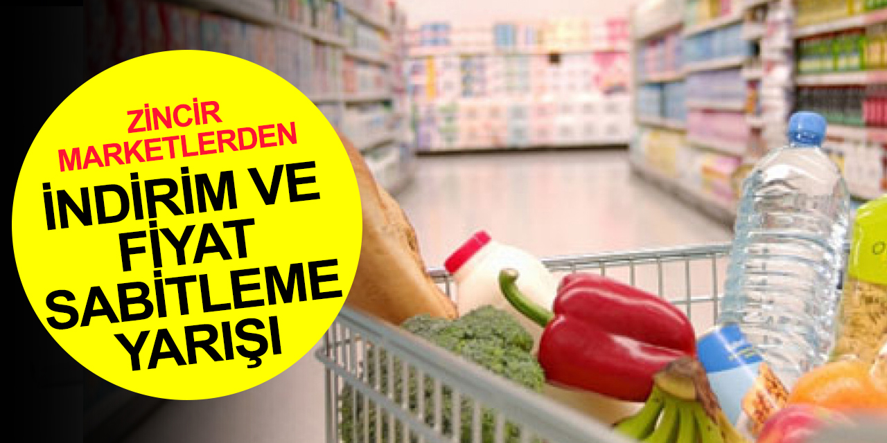 Zincir marketlerden peş peşe indirim açıklaması