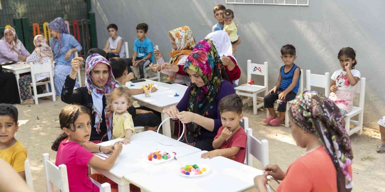 Büyükşehir Belediyesi kadınlar ve çocuklara pozitif dokunuşlar yapıyor